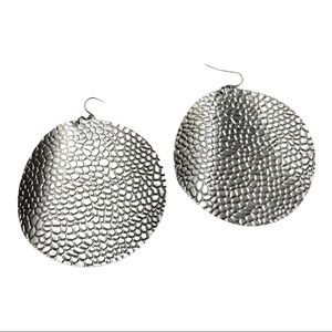 Quirky oversized textured earrings
